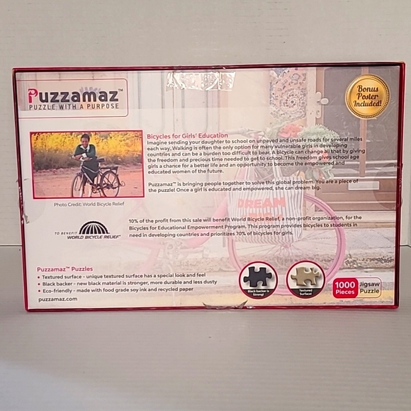 Puzzamax Dream Big 1000 pieces 27.6x19.7 Puzzle *Complete* - Picture 2 of 4